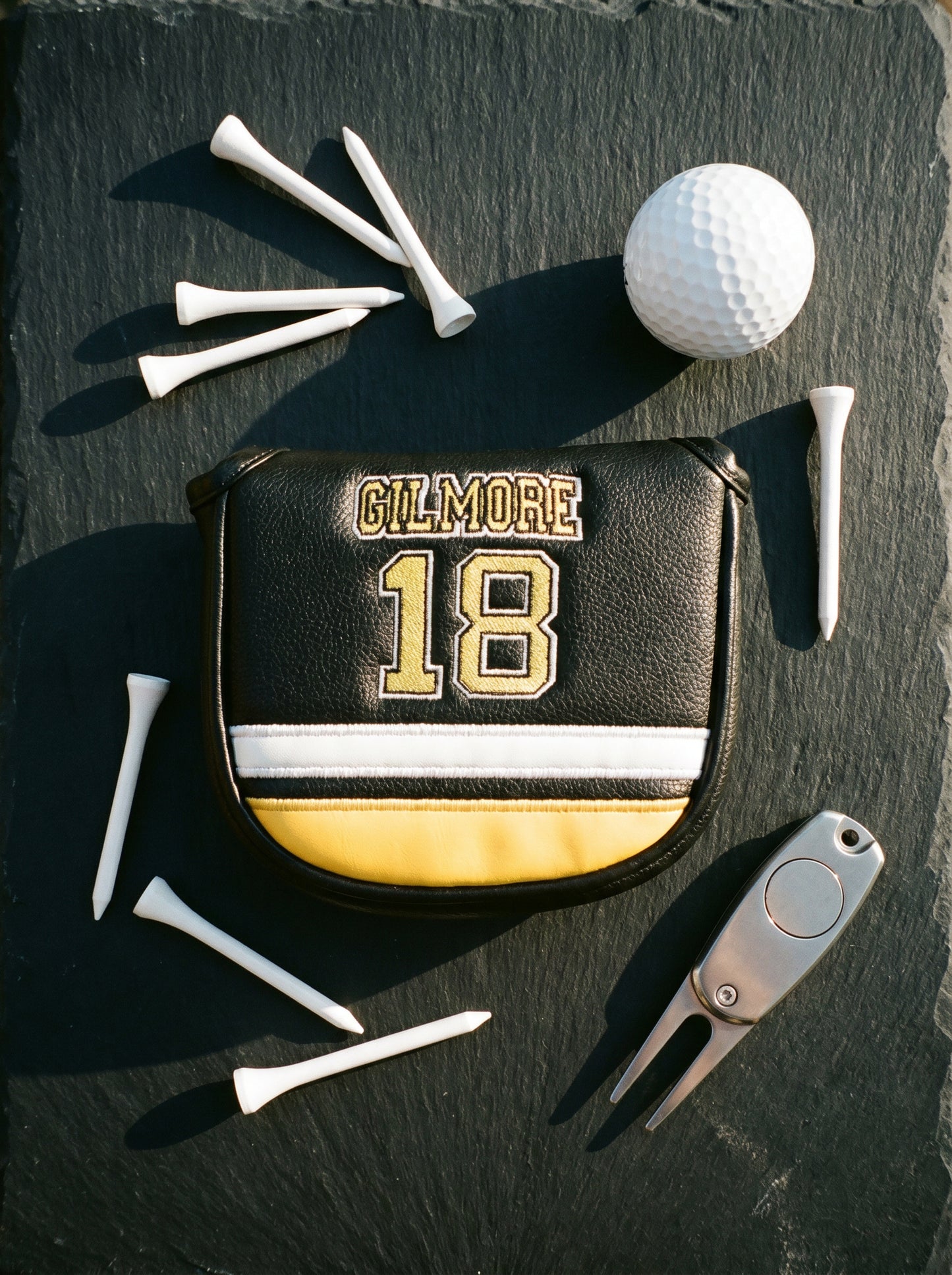 Happy Gilmore Mallet Putter Head Cover – Magnetic PU Leather Golf Cover