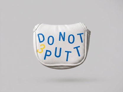 Do Not 3 Putt” Putter Head Cover – Magnetic PU Leather Golf Cover